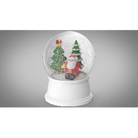 Snow Globe Christmas Decoration 6 3D model